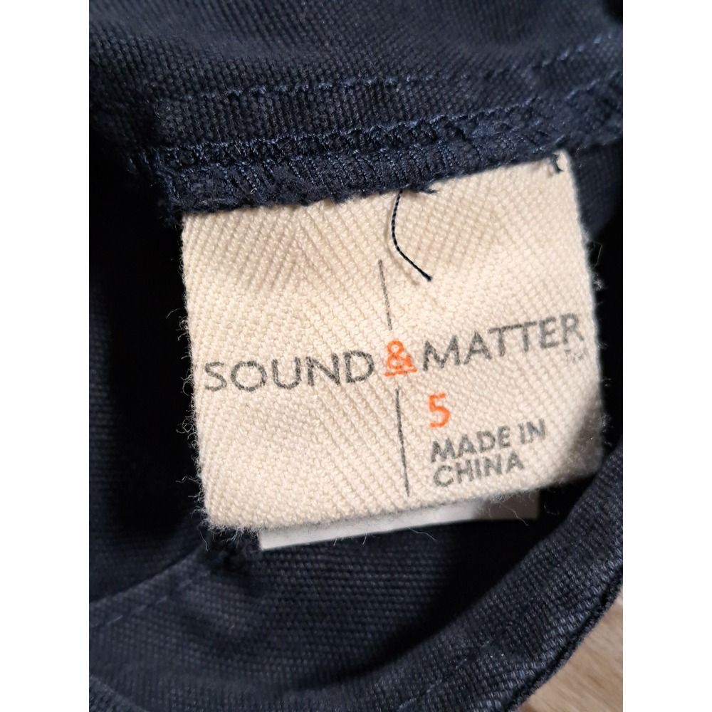 Sound & Matter Navy Blue Sailor Shorts Anchor Buttons Nautical Size 5 - Picture 5 of 10